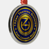 Ornement En Métal 102e Division de l'instruction Noël (Droite)