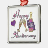Ornement En Métal 10ème. Anniversaire (Gauche)