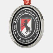 Ornement En Métal 11e régiment de cavalerie blindée (Gauche)