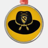 Ornement En Métal 1ère division de cavalerie Noël (Devant)