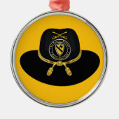 Ornement En Métal 1ère division de cavalerie Noël (Devant)