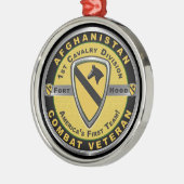 Ornement En Métal 1ère division de cavalerie Noël (Gauche)