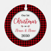 Ornement En Métal 1ère photo de Noël Nonna Nonno (Recto)