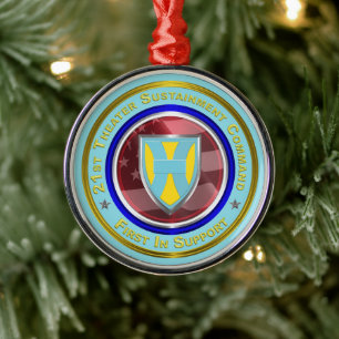 Ornement En Métal 21e TSC Keepsaké Noël