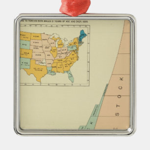 Ornement En Métal 22 éléments de croissance de la population