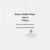 Ornement En Métal 2 Chaussures ou Aucun Blanc (Verso)