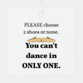 Ornement En Métal 2 Chaussures ou Aucun Blanc (Recto)