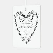 Ornement En Métal 2 Premier Noël Marié Noël (Avant gauche)