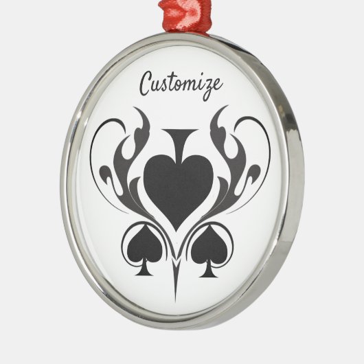 Ornement En Métal 3 Black Spins Tribal Thunder_Cove (Gauche)