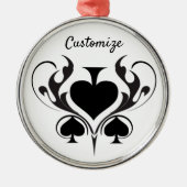 Ornement En Métal 3 Black Spins Tribal Thunder_Cove (Devant)