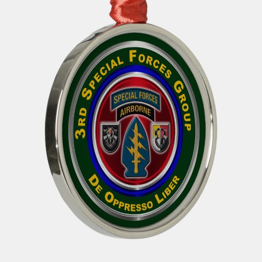 Ornement En Métal 3e Groupe des opérations spéciales Garde Noël (Droite)