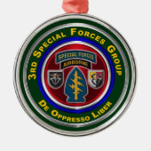 Ornement En Métal 3e Groupe des opérations spéciales Garde Noël (Devant)
