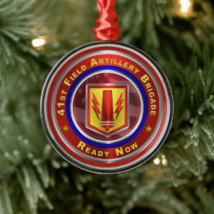 Ornement En Métal 41e brigade d'artillerie de campagne Noël