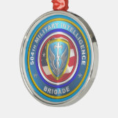 Ornement En Métal 504e brigade de renseignement militaire (Gauche)