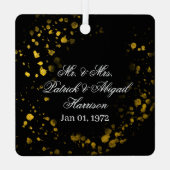 Ornement En Métal 50 Years Together Wedding Anniversary Keepsake (Verso)