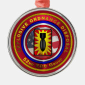 Ornement En Métal 52e GROUPE EOD Noël (Devant)