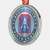 Ornement En Métal 5e ARMÉE (Gauche)