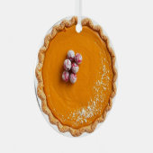 Ornement En Métal A Funny Pumpkin Pie Flirty Pun | Christmas (Avant droite)