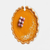 Ornement En Métal A Funny Pumpkin Pie Flirty Pun | Christmas (Avant gauche)