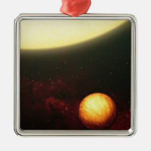 Ornement En Métal A Jupiter-comme la planète