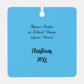 Ornement En Métal A La Seconde Tourne Le Ciel En Bleu Et Carré Noir. (Verso)