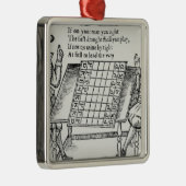 Ornement En Métal À l'échiquier (Droite)