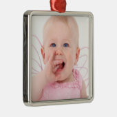 Ornement En Métal Ă?re photo de Noël du bébé (Droite)