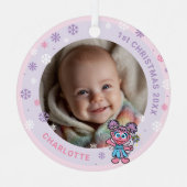 Ornement En Métal Abby Cadabby Baby's 1st Christmas Photo Metal Orna (Recto)