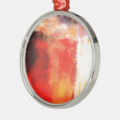 Ornement En Métal Abstrait rouge créatif (Gauche)