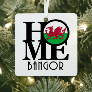 Ornement En Métal ACCUEIL Bangor Wales