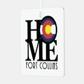 Ornement En Métal ACCUEIL Fort Collins Colorado (Avant gauche)