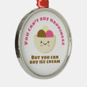 Ornement En Métal Acheter de la crème glacée (Droite)