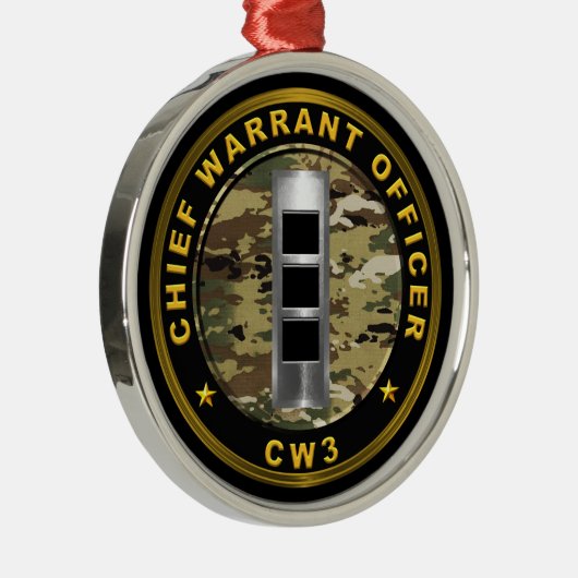 Ornement En Métal Adjudant-chef Trois CW3 (Droite)