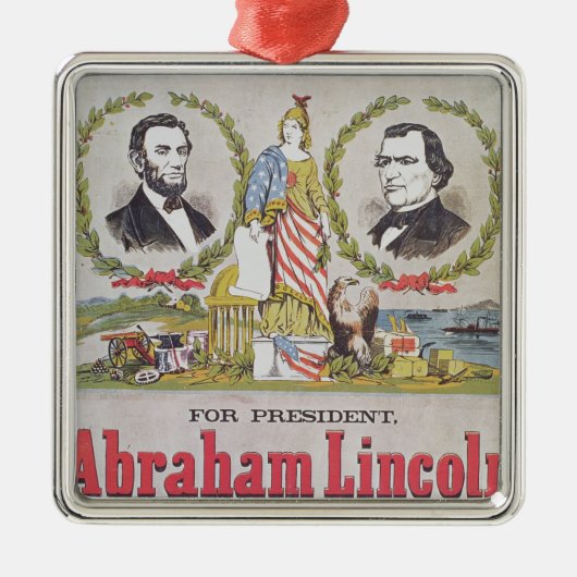 Ornement En Métal Affiche électorale de campagne pour l'union (Devant)