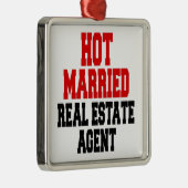 Ornement En Métal Agent immobilier marié (Droite)