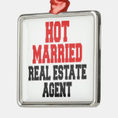 Ornement En Métal Agent immobilier marié (Gauche)