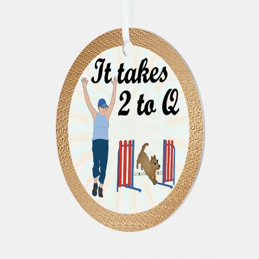 Ornement En Métal Agilité - Il faut 2 à Q (Avant gauche)