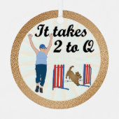 Ornement En Métal Agilité - Il faut 2 à Q (Recto)