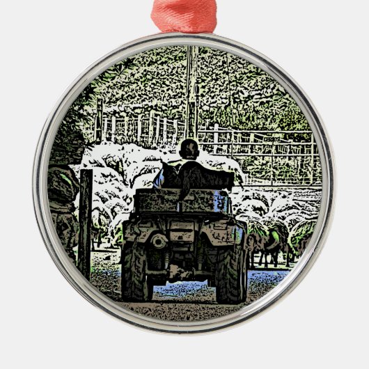 ORNEMENT EN MÉTAL AGRICULTURE (Devant)