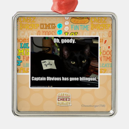 Ornement En Métal Ah, sucrerie (Devant)