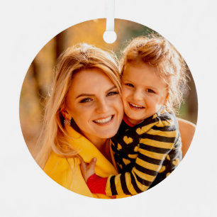 Ornement En Métal Ajouter votre propre Modèle photo