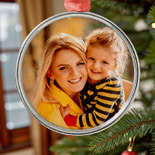 Ornement En Métal Ajouter votre propre Modèle photo