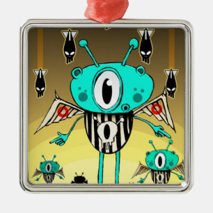 Ornement En Métal Alien 2012 d'équipe