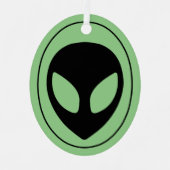 Ornement En Métal Alien spatial (Recto)