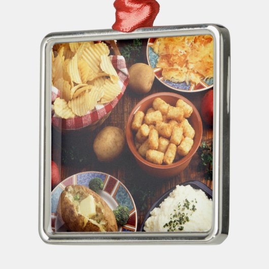 Ornement En Métal Aliments de pommes de terre (Gauche)