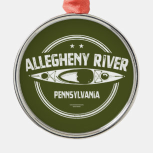 Ornement En Métal Allegheny River, Pennsylvanie