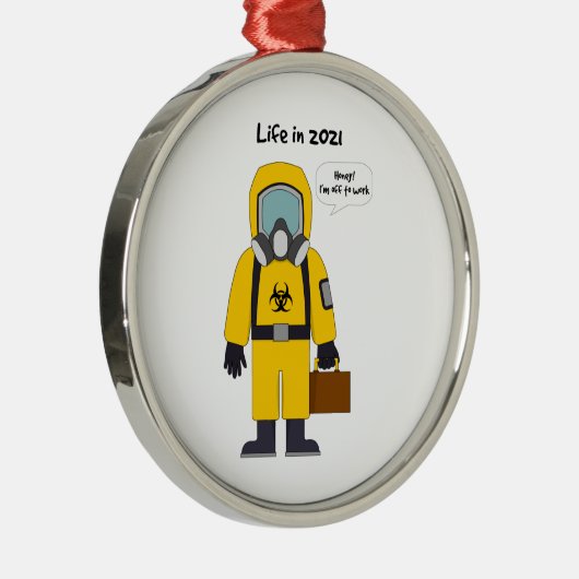 Ornement En Métal Aller au travail en 2021 (Droite)