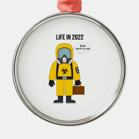 Ornement En Métal Aller au travail en 2022 (Devant)