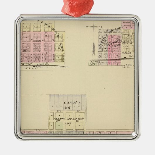 Ornement En Métal Alma, Nebraska (Devant)