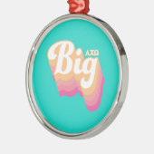 Ornement En Métal Alpha Chi Omega | Big (Gauche)